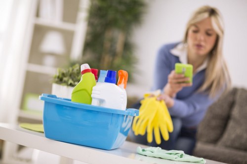 Professional carpet cleaning for a living room in N5